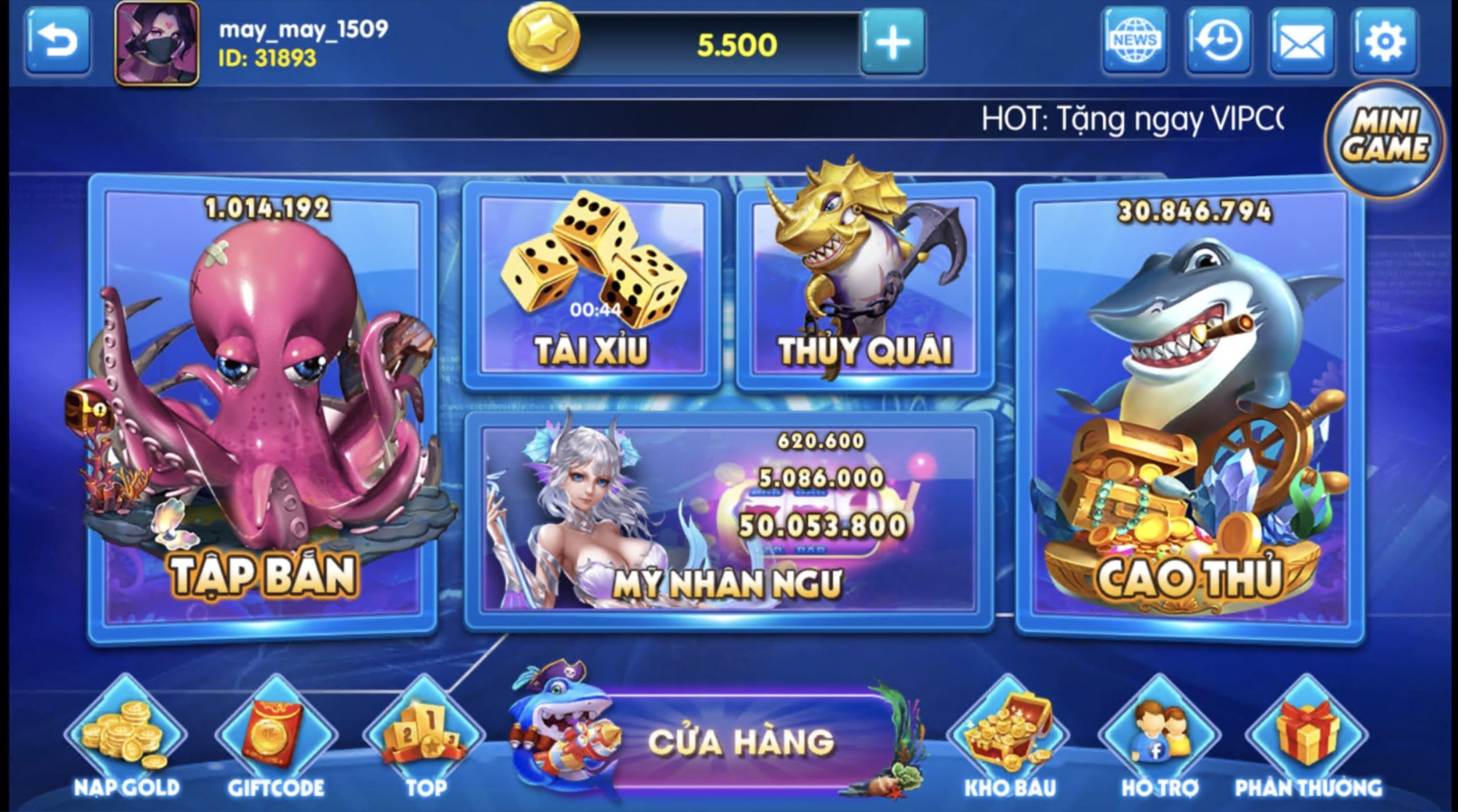 Cách hack game bắn cá rồng online