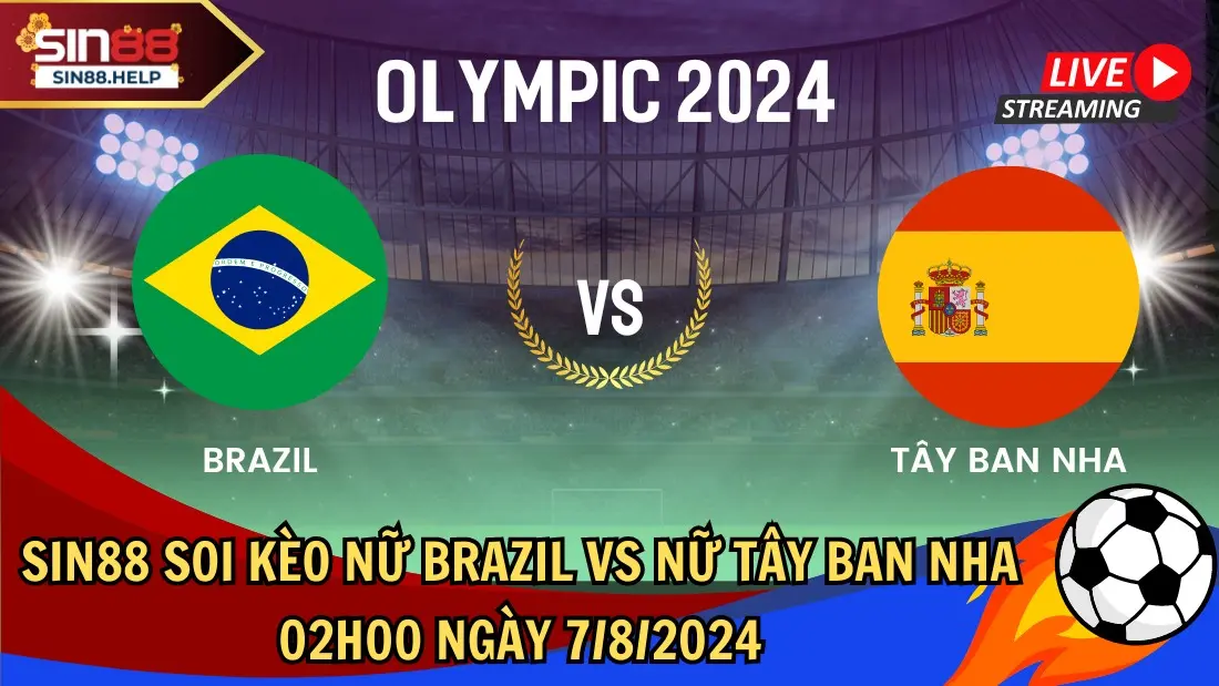 sin88 nu brazil vs nu tay ban nha thumb