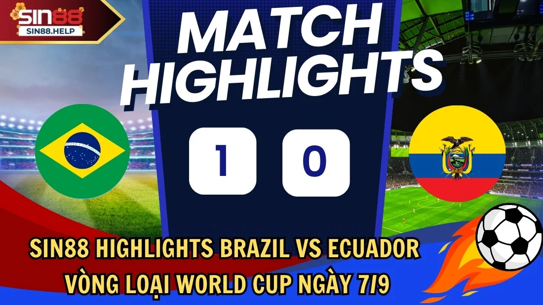 sin88 highlight brazil vs ecuador